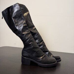 Guidi 7910 Knee-Length Boots – Black – Size 37 (US 7)
